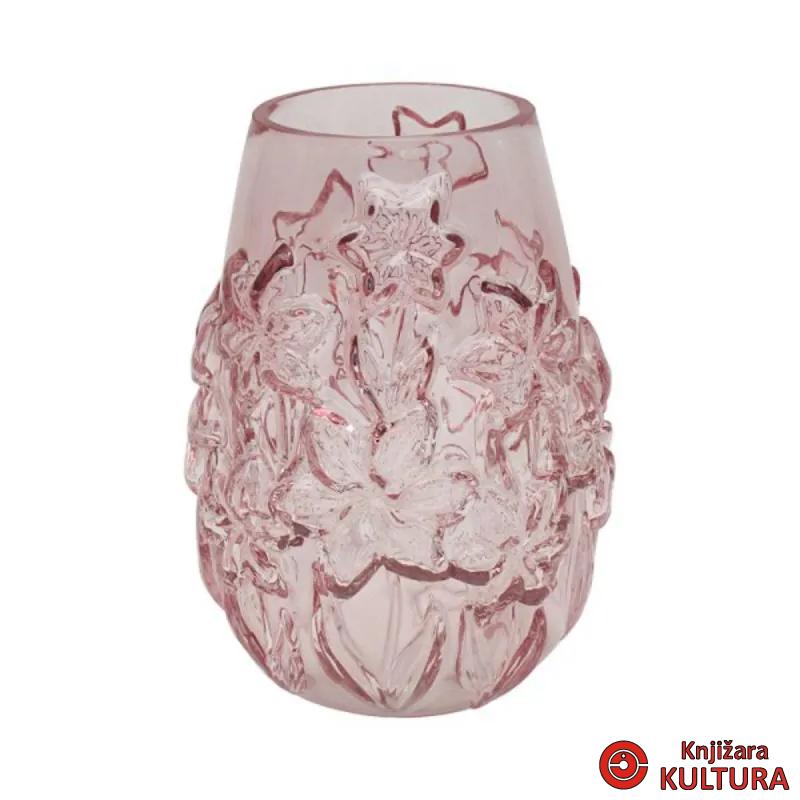 PINK FLORAL ČAŠA VASE SML 