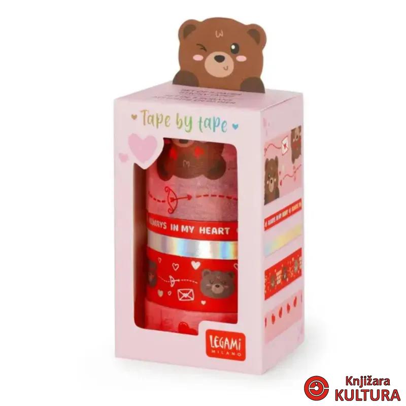 SAMOLJEPLJIVA DEKORATIVNA TRAKA TEDDY BEAR 