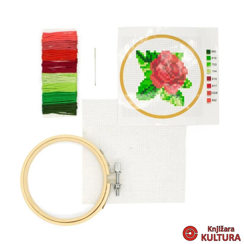 MINI SET ZA VEZENJE RUŽA GG178 