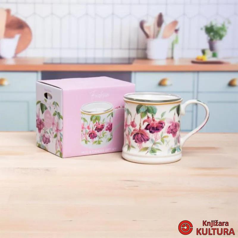 POKLON SET SVIJEĆA FUSCHIA LP76665 