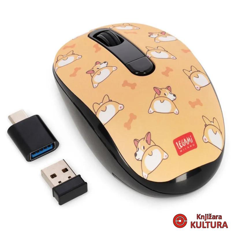 MIŠ BEŽIČNI -CORGI YELLOW WMO0012 