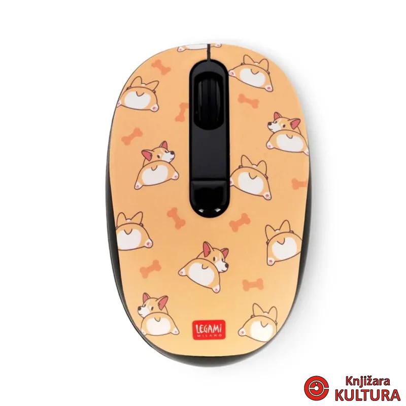 MIŠ BEŽIČNI -CORGI YELLOW WMO0012 