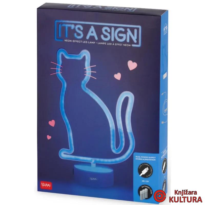 LAMPA LED NEON EFEKAT- KITTY LL0012 