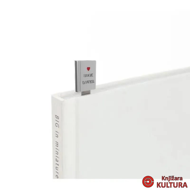 OBILJEŽIVAČ STRANICA 3D METALNI - Booklover 