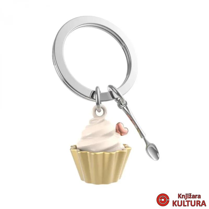 PRIVJESAK ZA KLJUČEVE METAL-BREAKEFAST FOODIE- CUPCAKE 