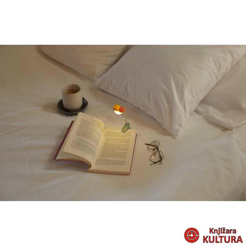LAMPA ZA KNJIGU BIRDIE YELLOW PLASTIKA 