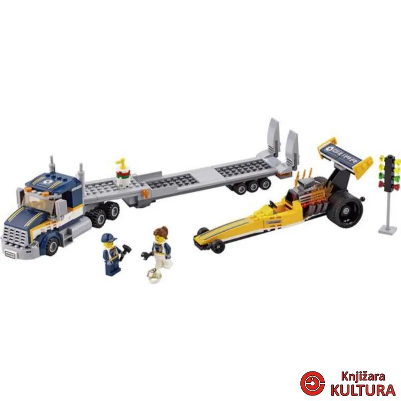 LEGO TRANSPORTER DRAGSTERA 