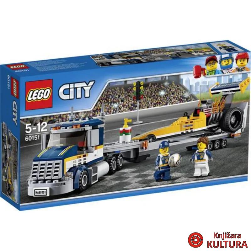 LEGO TRANSPORTER DRAGSTERA 