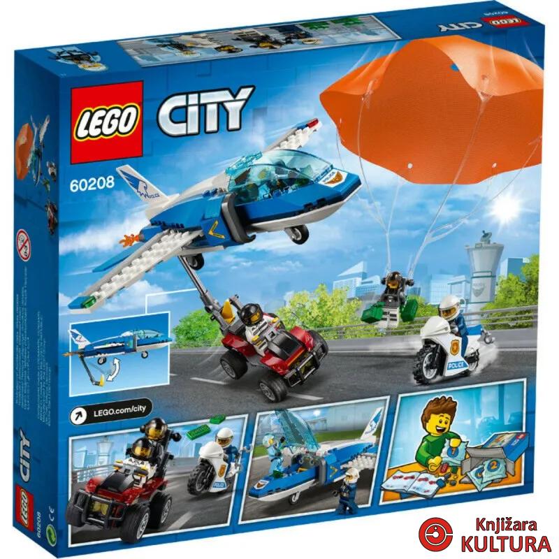 LEGO UHIĆENJE PADOBRANCA S NEBES.POLIC 