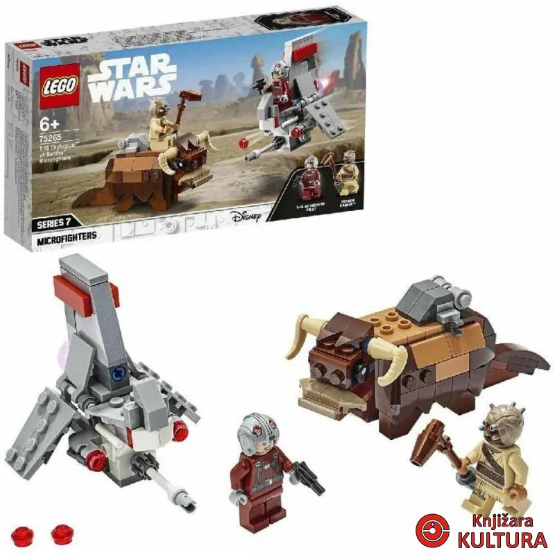 LEGO DVOBOJ MIKROBORACA T-16 SKYHOPPER I BANTHA 