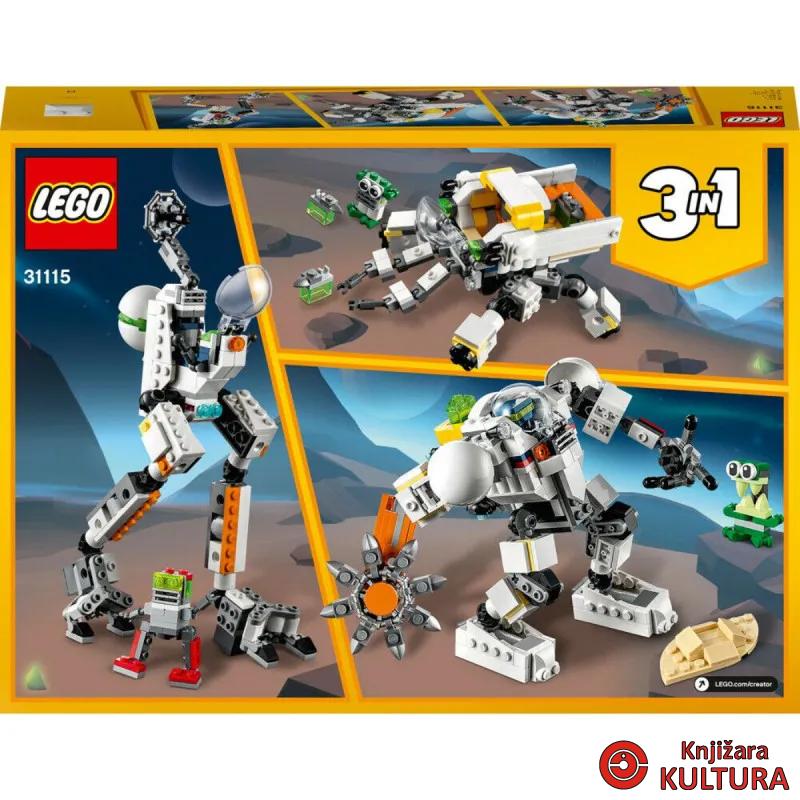 LEGO SVEMIRSKI RUDARSKI ROBOT 
