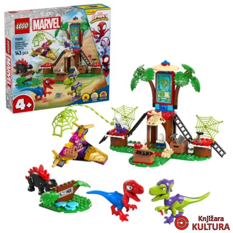 LEGO BORBA SPIDEYJA I GOBBYJEVA RAPTORA KOD KUĆICE NA DRVETU 
