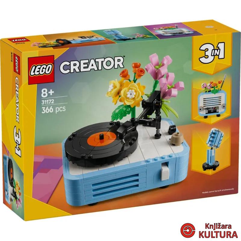 LEGO GRAMOFON SA CVIJEĆEM 