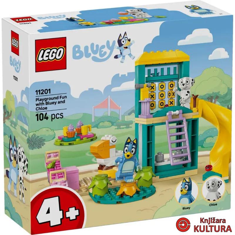 LEGO 4PLUS BERRY 2025 ZABAVA NA IGRALIŠTU SA BLUEY I CHLOE 4+ 