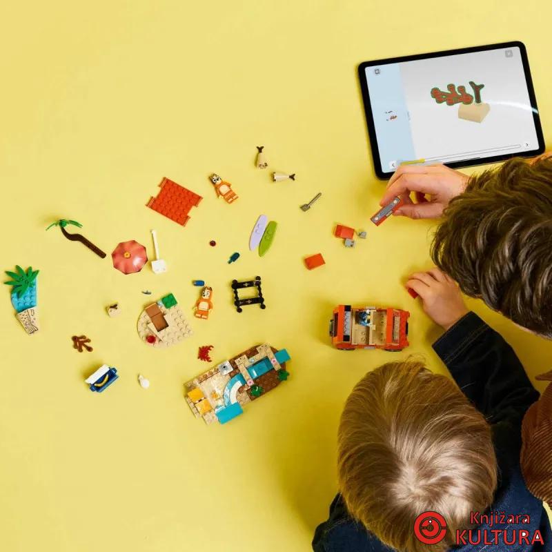 LEGO 4PLUS BERRY 2025 BLUEYEVA PLAŽA I PUTOVANJE PORODICE AUTOM 4+ 