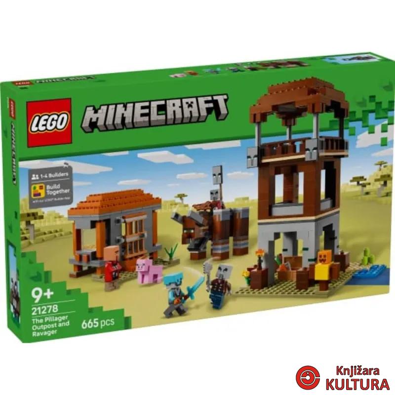 LEGO MINECRAFT PREDSTRAŽA PLJAČKAŠA 9+ 