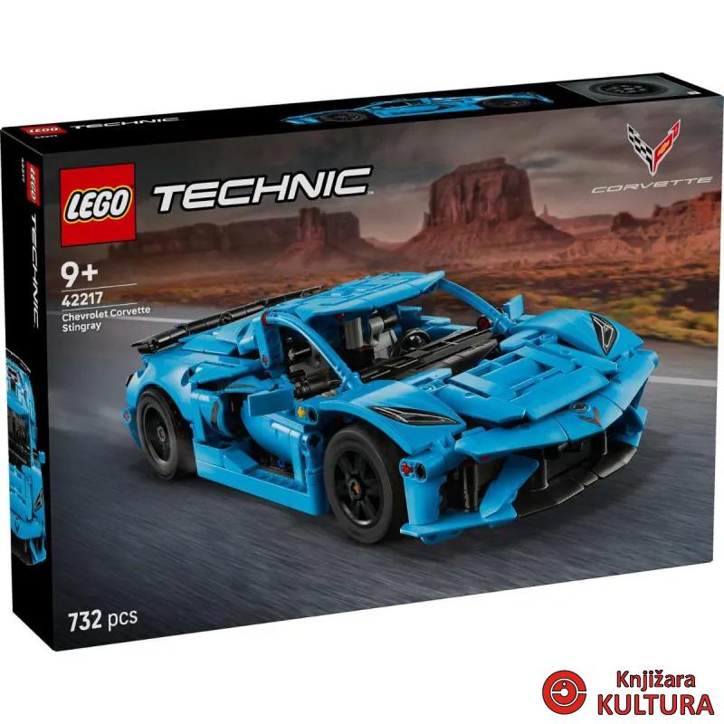 LEGO TECHNIC CHEVROLET CORVETTE STINGRAY BLUE 9+ 