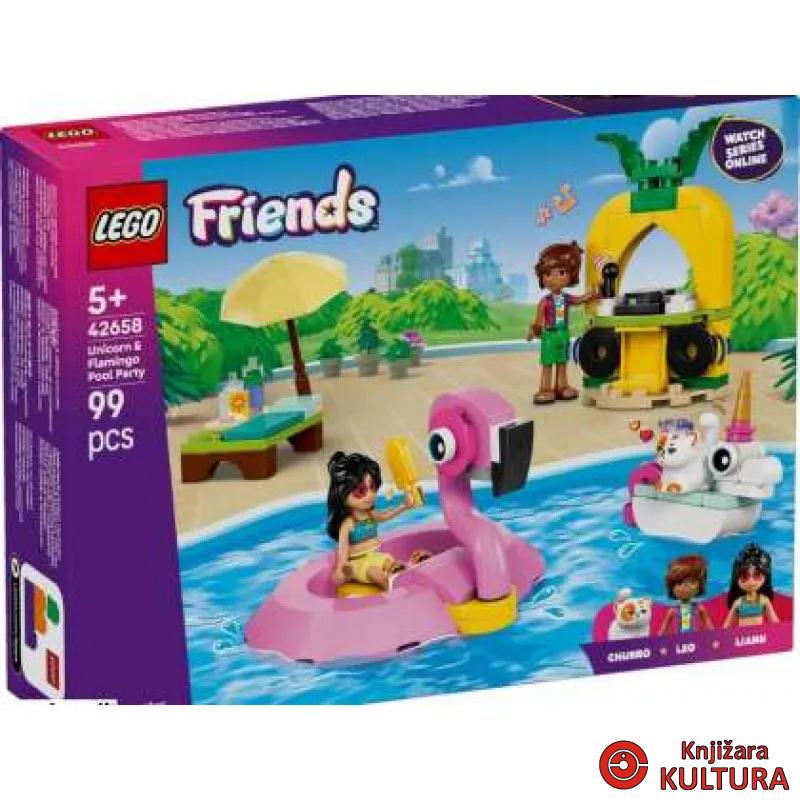 LEGO LEGO FRIENDS JEDNOROG I FLAMINGO ZABAVA UZ BAZEN 5+ 
