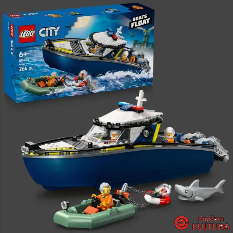 LEGO CITY POLICE POLICIJSKA POTJERA BRODOM 6+ 