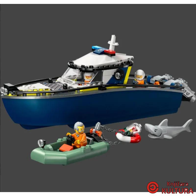 LEGO CITY POLICE POLICIJSKA POTJERA BRODOM 6+ 