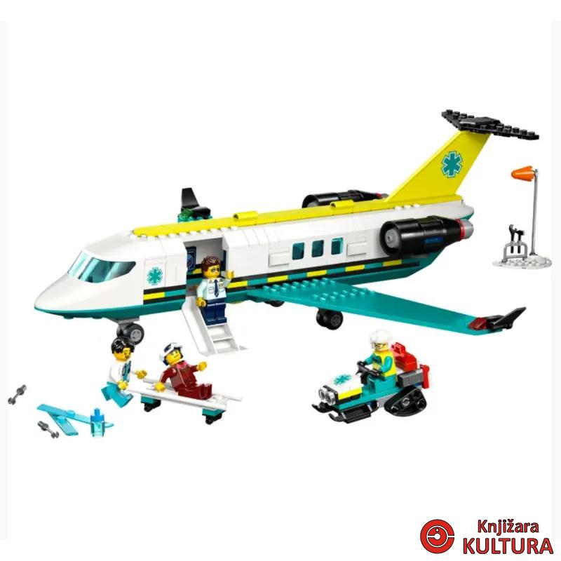 LEGO CITY BIG VEHICLES SANITETSKI AVION ZA HITNU POMOĆ 6+ 