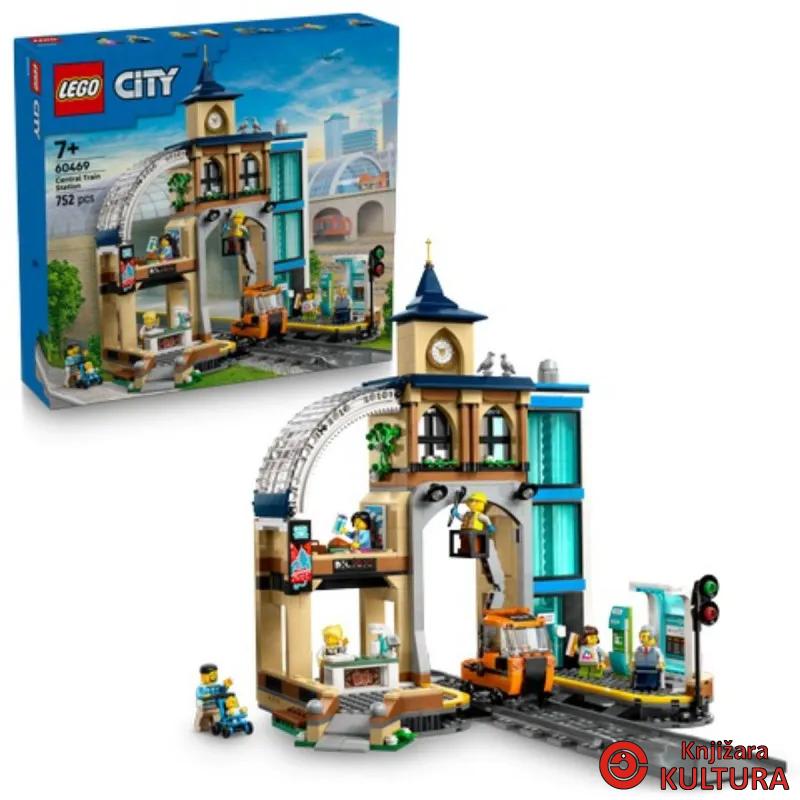LEGO CITY TRAINS GLAVNA ŽELJEZNIČKA STANICA 7+ 