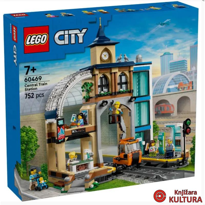 LEGO CITY TRAINS GLAVNA ŽELJEZNIČKA STANICA 7+ 