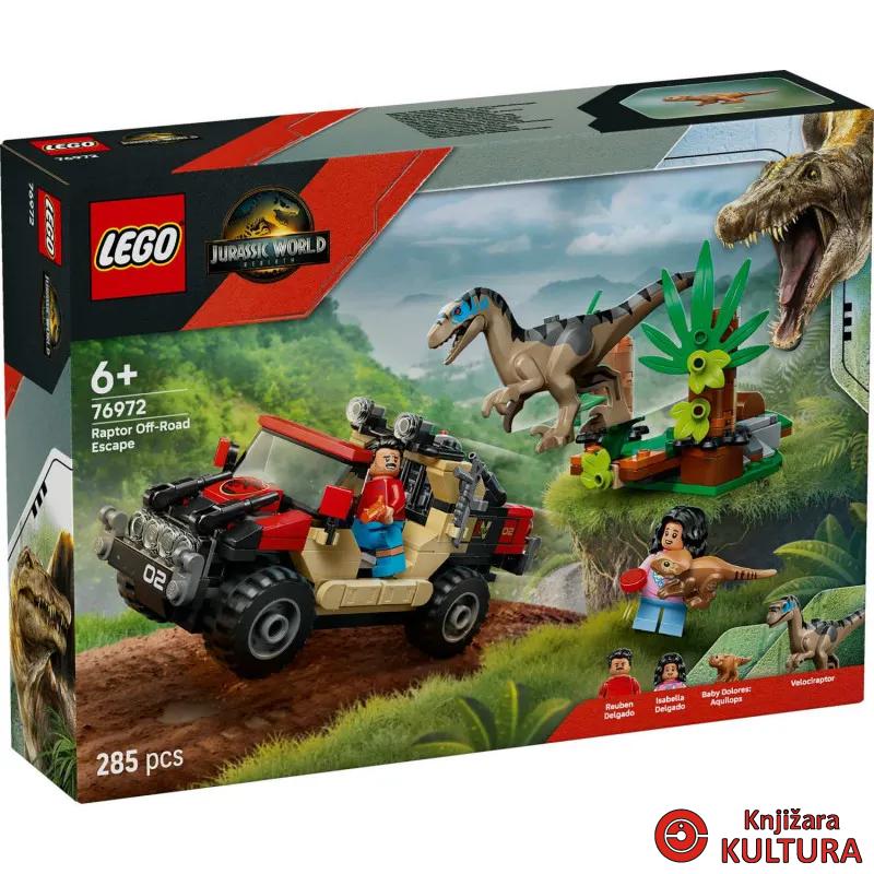 LEGO JURASSIC WORLD BJEKSTVO RAPTORA TERENCEM 6+ 