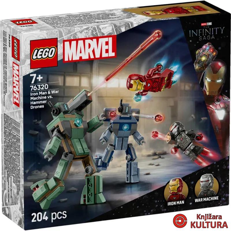 LEGO IRONN MAN I WAR MACHINE PROTIV HAMMER DRONOVA 