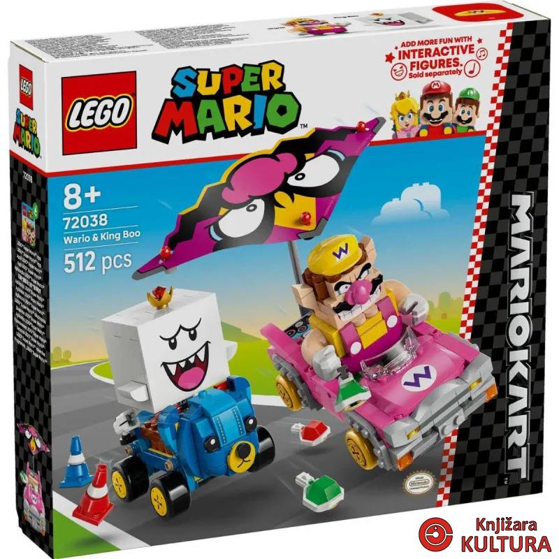 LEGO MARIO KART WARIO I KRALJ BOO 
