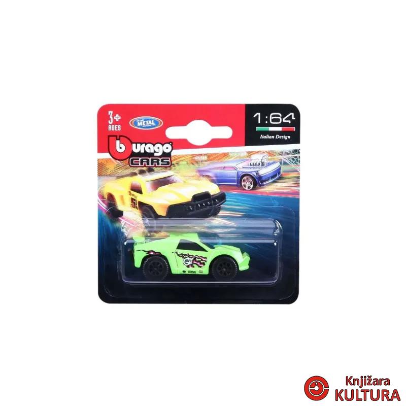 BURAGO AUTO 1:64 ASST RED BLISTER 