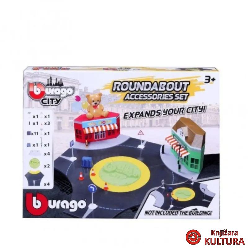 BURAGO STREET FIRE HAULERS WITH TRAILER 