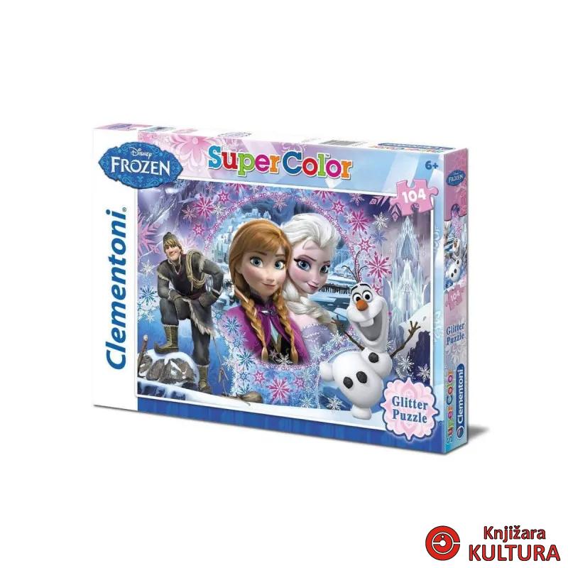 PUZZLE 104 CL GLITTER FROZEN 27248 