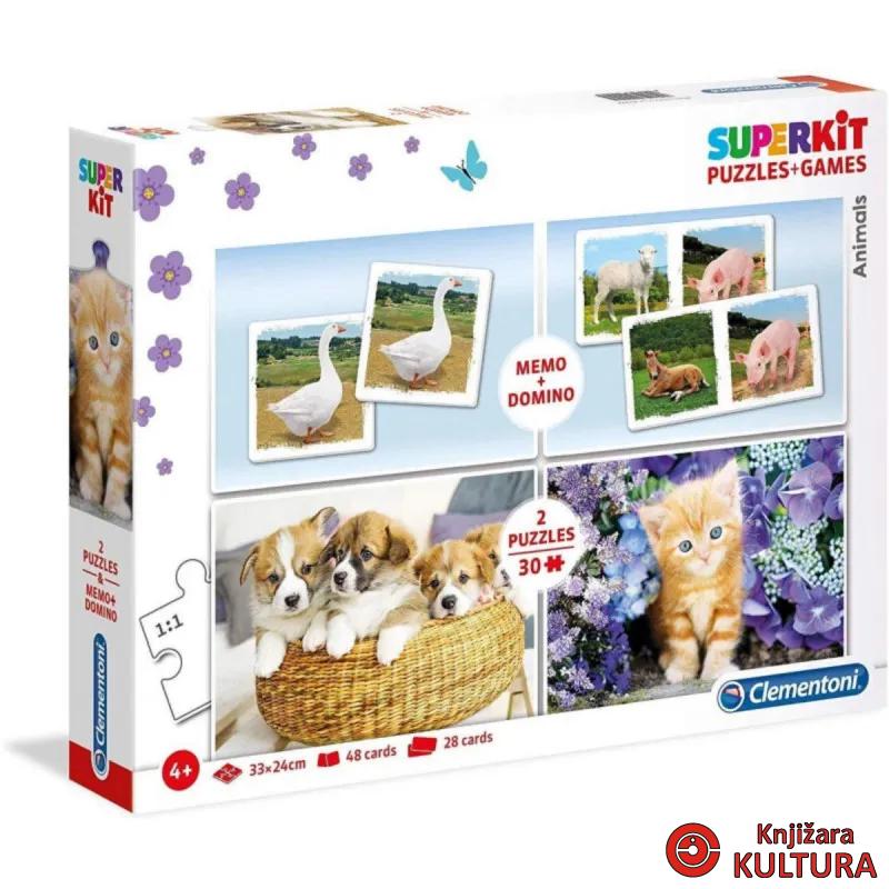 PUZZLE SUPERKIT ANIMALS 2019 