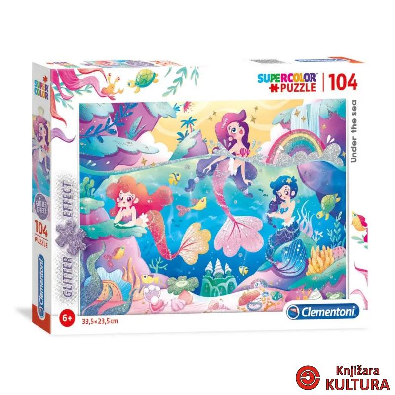 PUZZLE 104 GLITTER UNDER THE SEA 20149 