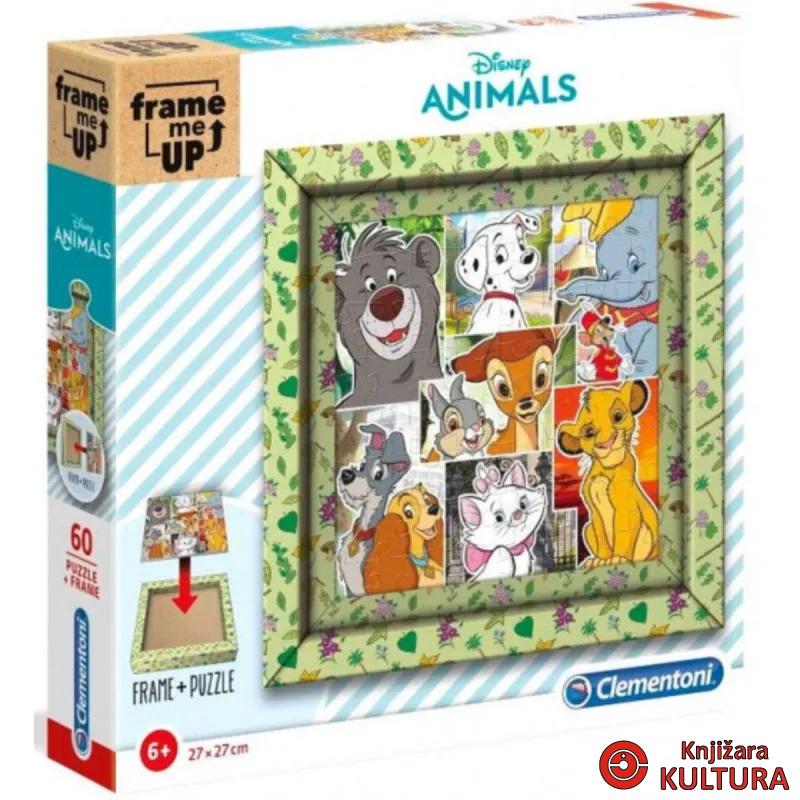 PUZZLE 60 FRAME ME UP DISNEY ANIMAL 