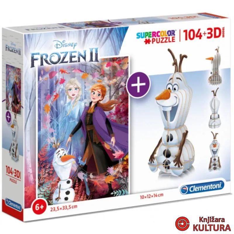 PUZZLE 104+3D MODEL FROZEN 2 