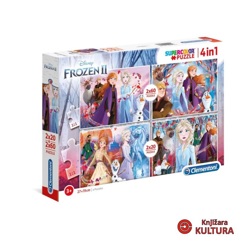 PUZZLE 2X20+2X60 FROZEN 2 