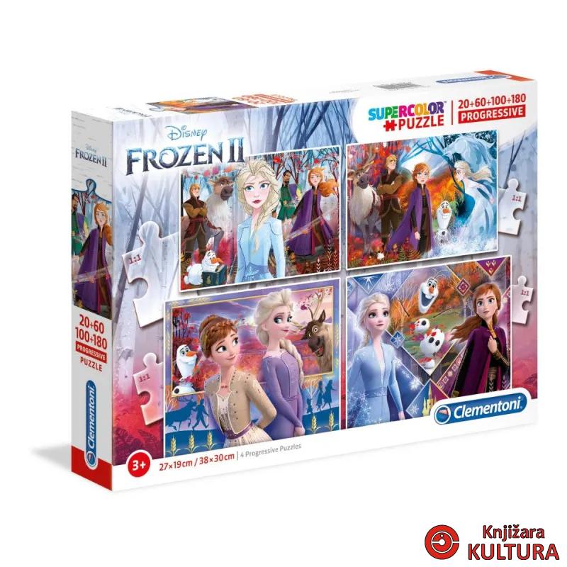 PUZZLE 20+60+100+1808 FROZEN 2 