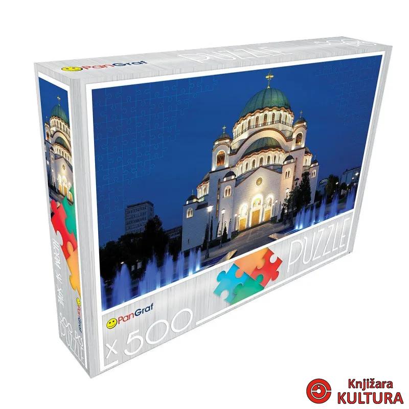 PUZZLE 500 HRAM SVETOG SAVE 