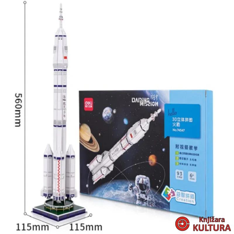 SLAGALICA DELI 3D ROCKETS