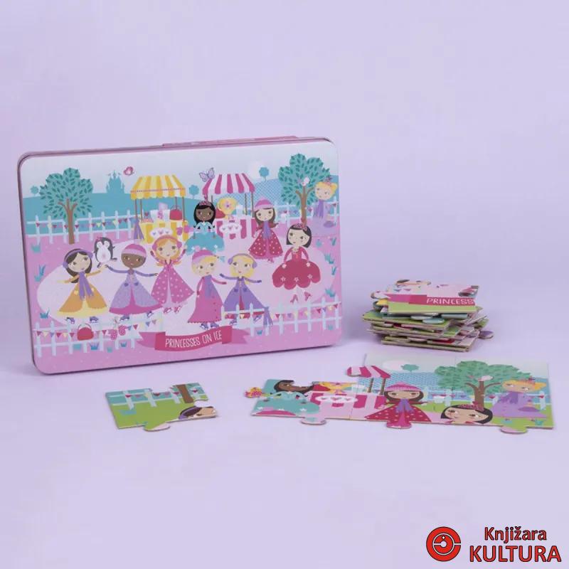 PUZZLE  XL PRINCEZA 24  KOM U METALNOJ KUTIJI 