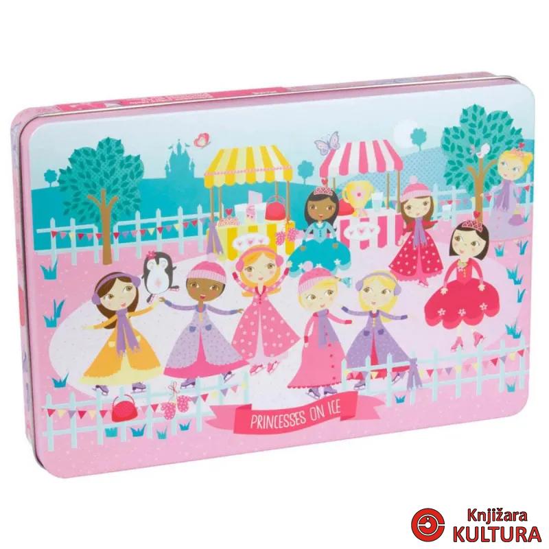 PUZZLE  XL PRINCEZA 24  KOM U METALNOJ KUTIJI 