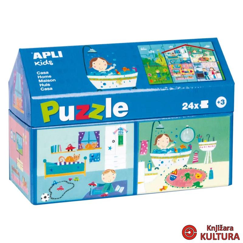 PUZZLE KUĆA OTKRIJ ŠTA SE NALAZI 24 KOM 