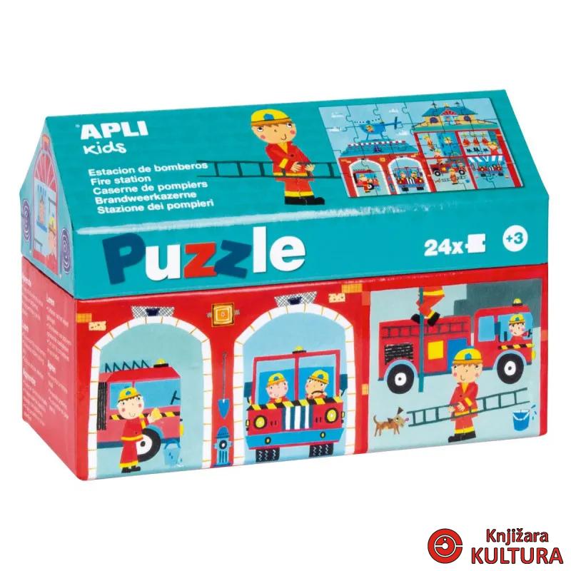 PUZZLE VATROGASNA STANICA OTKRIJ ŠTA SE NALAZI 24 KOM 