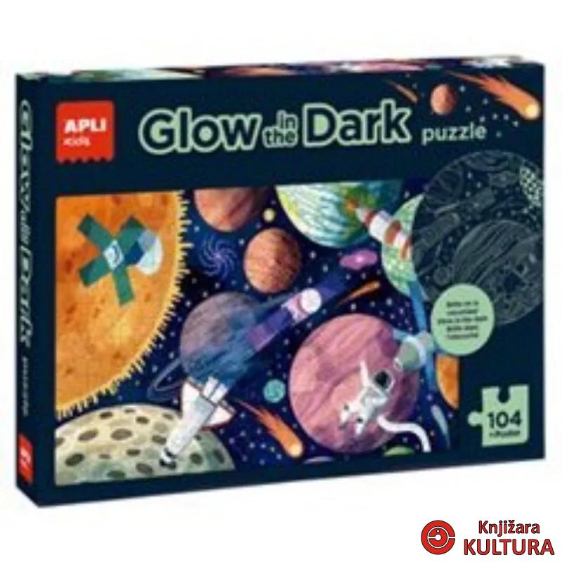 PUZZLE SOLARNI SISTEM SVIJETLI U MRAKU 