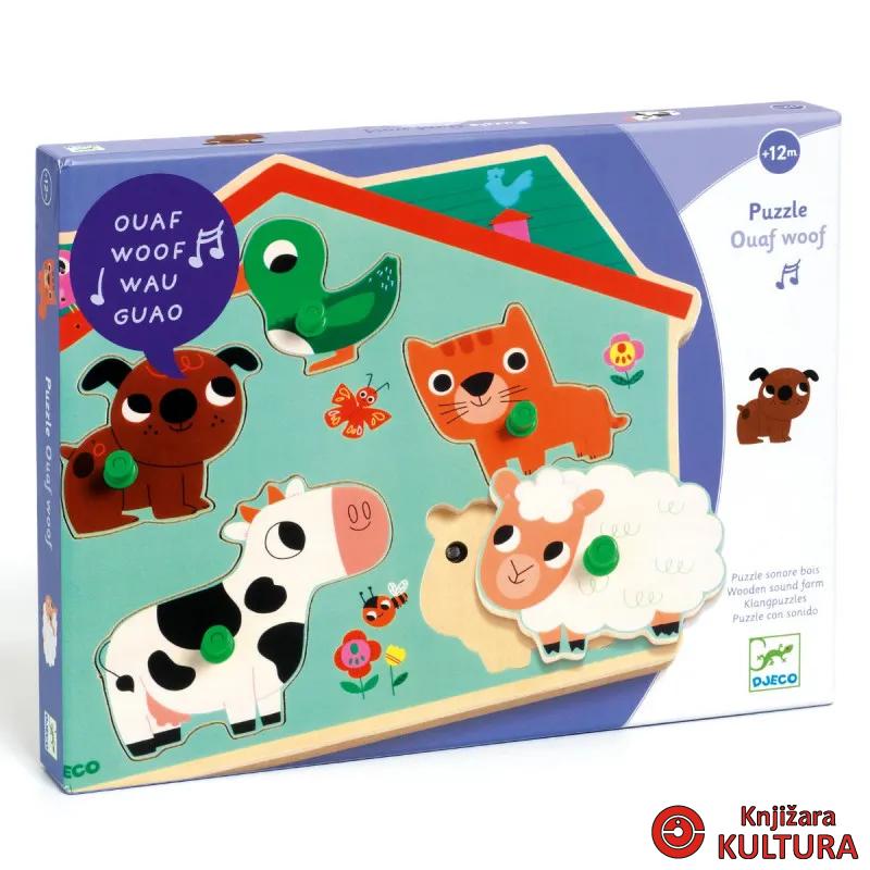 PUZZLE ZVUČNE - Ouaf woof   DJ01707 