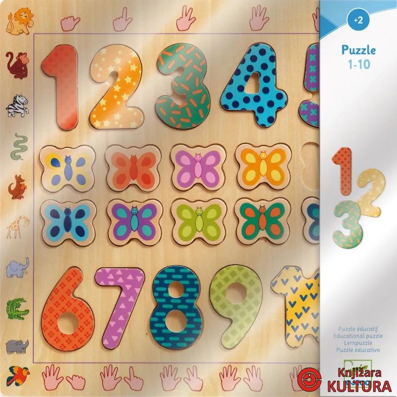 PUZZLE EDUKATIVNE - 1-10   DJ01801 