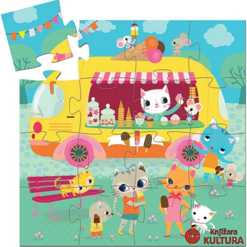 PUZZLE - Ice cream truck 16 pcs DJ07264 