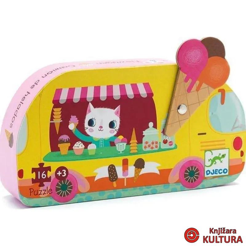 PUZZLE - Ice cream truck 16 pcs DJ07264 